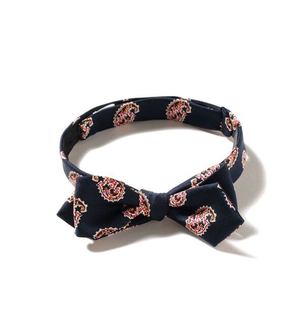 BEAMS PLUS「BEAMS PLUS / Silk Bow Tie Big Paisley Print」|ネクタイ・蝶ネクタイ|NAVY