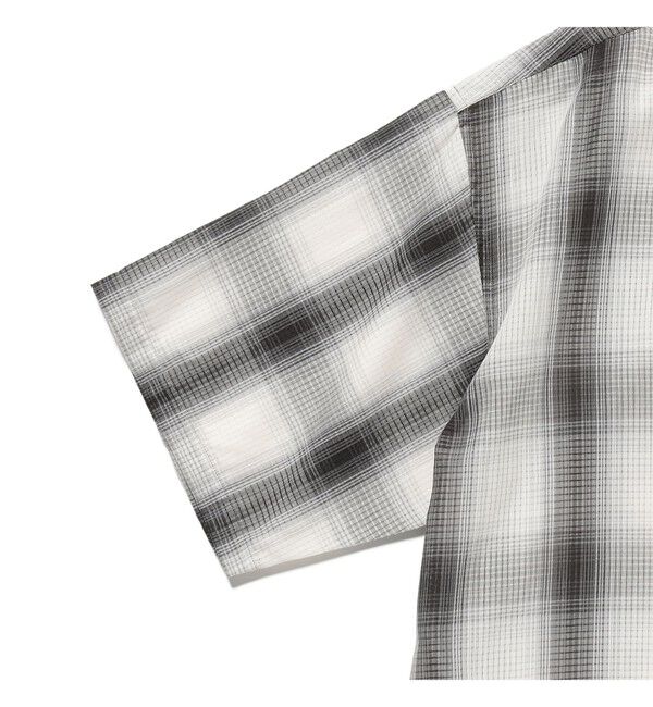 BEAMS「オンブレチェック ミニレギュラーカラーシャツ【リラックスフィット】」|シャツ・ブラウス|