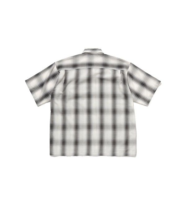 BEAMS「オンブレチェック ミニレギュラーカラーシャツ【リラックスフィット】」|シャツ・ブラウス|