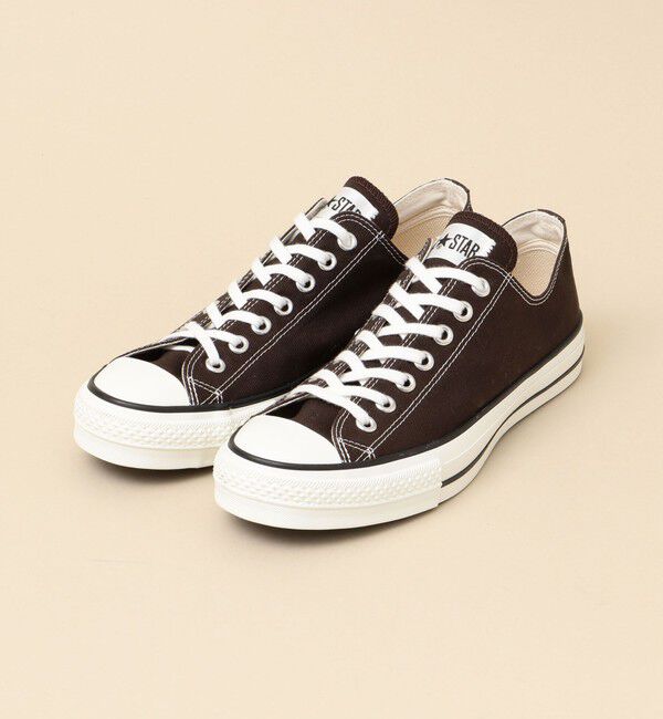 SHIPS「CONVERSE: JAPAN MADE キャンバス オールスター」|スニーカー|ブラウン