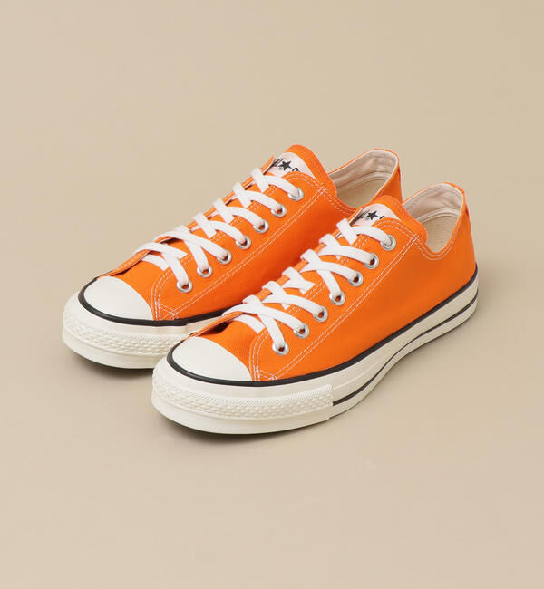 SHIPS「CONVERSE: JAPAN MADE キャンバス オールスター」|スニーカー|オレンジ