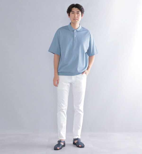 SHIPS「SHIPS:〈抗菌加工〉japan quality カラー テーパード スリム チノパンツ」|チノ|