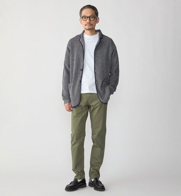 SHIPS「SHIPS:〈抗菌加工〉japan quality カラー テーパード スリム チノパンツ」|チノ|