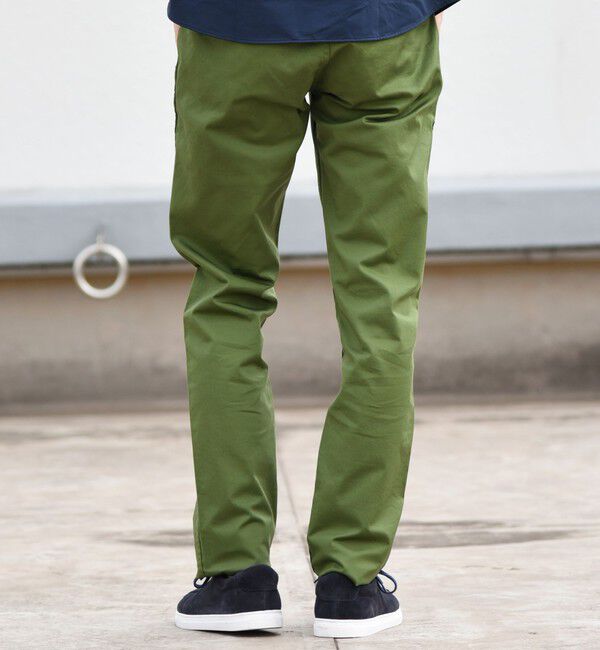 SHIPS「SHIPS:〈抗菌加工〉japan quality カラー テーパード スリム チノパンツ」|チノ|