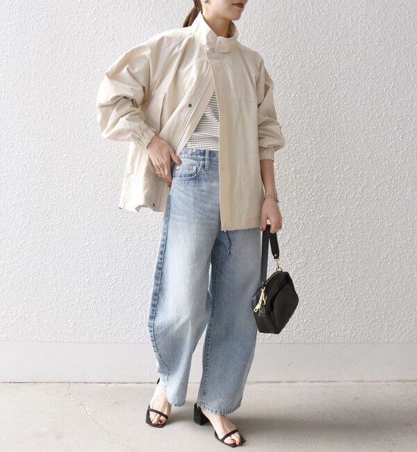 SHIPS any「【SHIPS any別注】HINSON: ショート モンスター ブルゾン 24SS ◇」|ブルゾン・スタジャン|