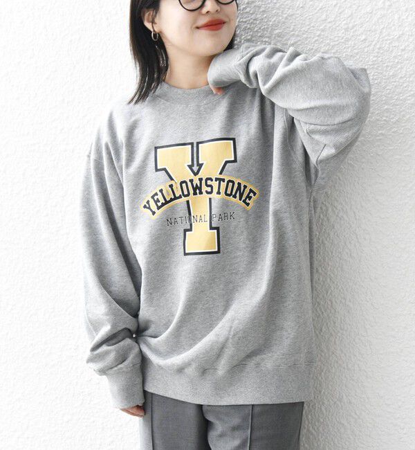 SHIPS any「【WEB限定】SHIPS any: NATIONAL PARK プリント スウェット 23AW◇」|スウェット・ジャージ|