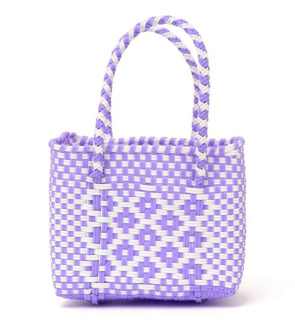 SHIPS KIDS「【SHIPS KIDS別注】Diminutivo:MINI BOLSA(SSS)」|かごバッグ|ライラック