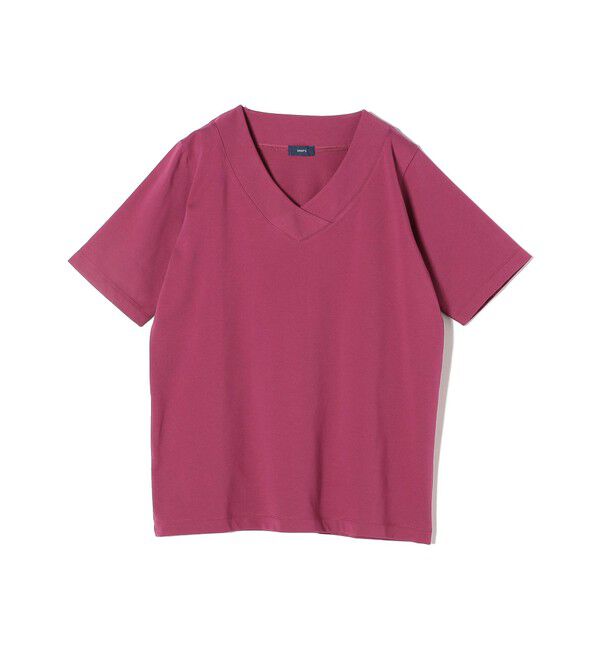 SHIPS for women「《予約》【WEB限定】〈ネックが選べる2サイズ展開〉オーガニックコットン バリエーションネック TEE」|Tシャツ・カットソー|