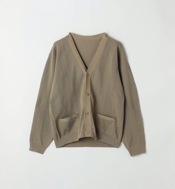 SHIPS any「SHIPS any: 〈手洗い可能〉テック シアー カーディガン◇」|カーディガン|
