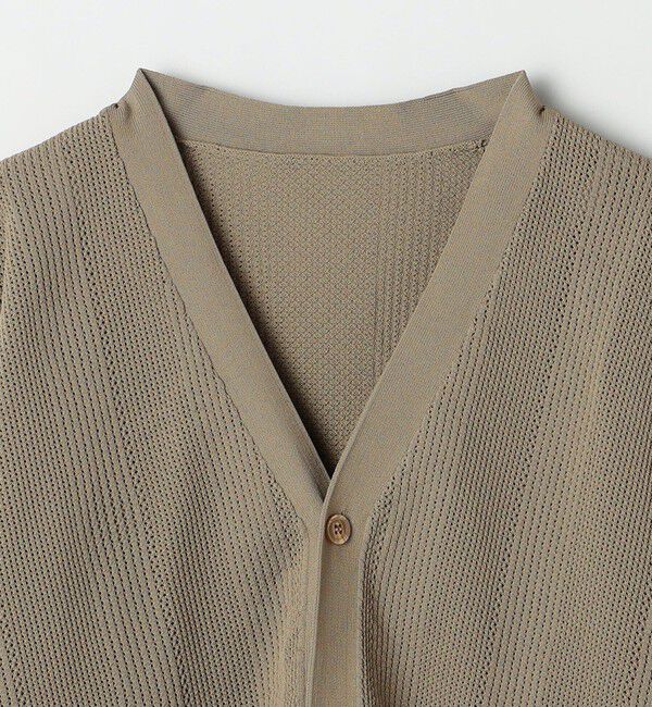 SHIPS any「SHIPS any: 〈手洗い可能〉テック シアー カーディガン◇」|カーディガン|