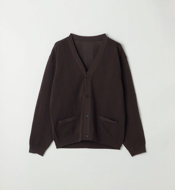 SHIPS any「SHIPS any: 〈手洗い可能〉テック シアー カーディガン◇」|カーディガン|