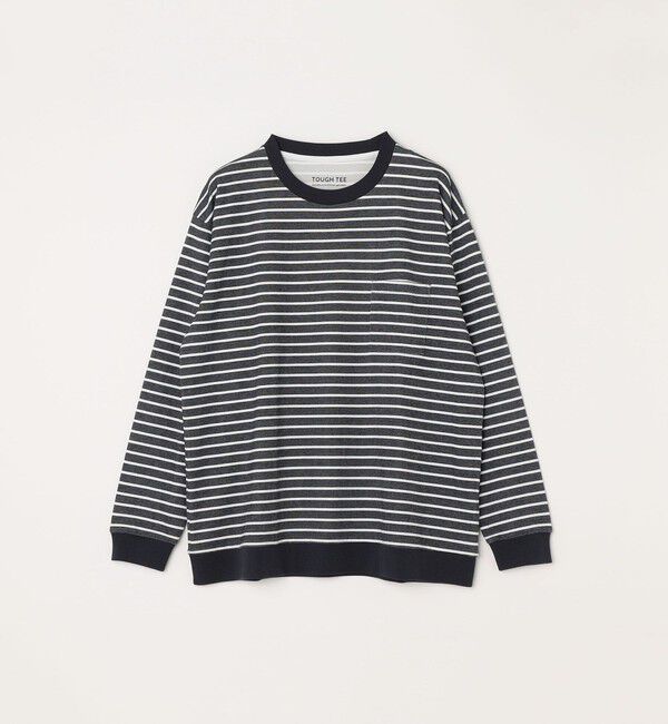 SHIPS any「SHIPS any: ソリッド / ボーダー スウェットライク Tシャツ (ロンT)◇」|Tシャツ・カットソー|