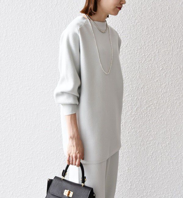 SHIPS any「SHIPS any:〈手洗い可能〉ミラノリブ スタンドネック プルオーバー」|ニット・セーター|