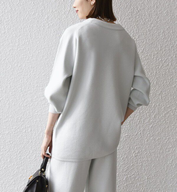 SHIPS any「SHIPS any:〈手洗い可能〉ミラノリブ スタンドネック プルオーバー」|ニット・セーター|