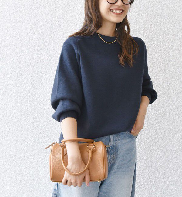 SHIPS any「SHIPS any:〈手洗い可能〉ミラノリブ スタンドネック プルオーバー」|ニット・セーター|