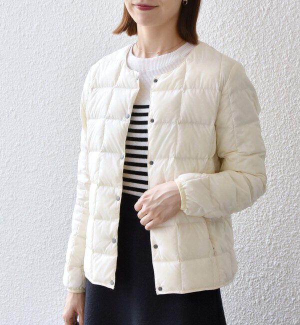 SHIPS any「《一部追加予約》TAION:〈手洗い可能〉インナー ショート ダウン ジャケット 24FW」|ダウン|