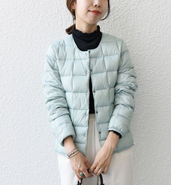 SHIPS any「《一部追加予約》TAION:〈手洗い可能〉インナー ショート ダウン ジャケット 24FW」|ダウン|