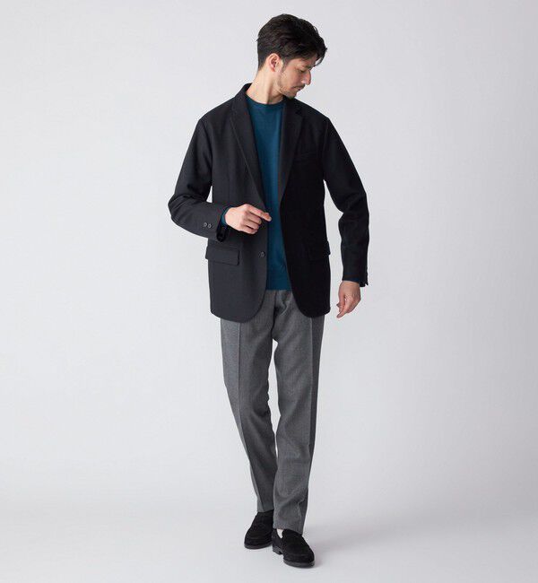 SHIPS「SHIPS:〈FUNCTION〉〈手洗い可能〉ライト サキソニー ストレッチ スラックス パンツ」|スラックス|