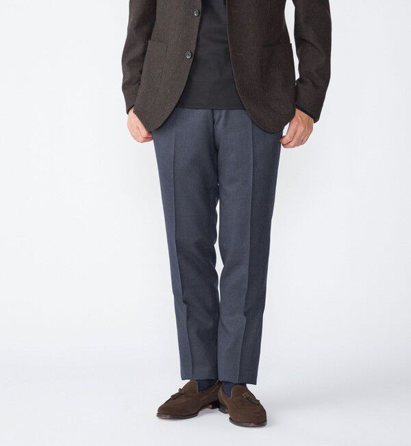 SHIPS「SHIPS:〈FUNCTION〉〈手洗い可能〉ライト サキソニー ストレッチ スラックス パンツ」|スラックス|