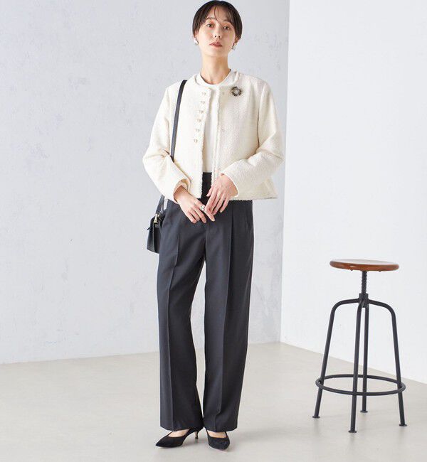 SHIPS for women「サークル デザイン アンティーク パール モチーフ ブローチ」|ブローチ・コサージュ|