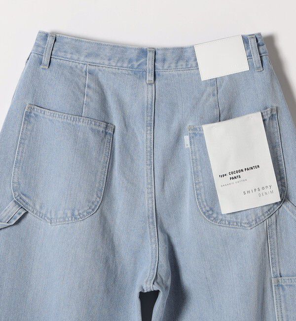 SHIPS any「SHIPS any:〈洗濯機可能〉コクーンペインター デニムパンツ［SHIPS any DENIM］」|デニム|
