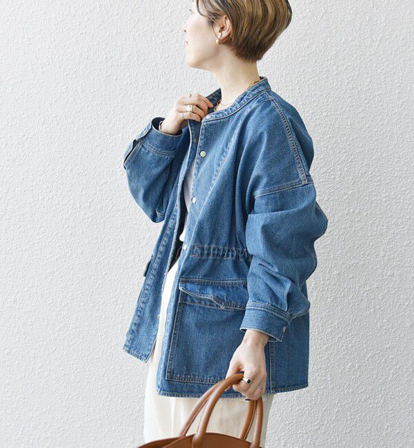 SHIPS any「SHIPS any: デニム ワーク ジャケット［SHIPS any DENIM］」|デニムジャケット|