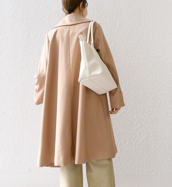 SHIPS any「SHIPS any: ドライツイル ショールカラー Aライン コート［NAVY BLUE］」|その他|