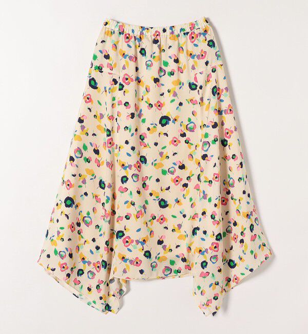 SHIPS any「SHIPS any:〈洗濯機可能〉SPRINTEX フラワー プリント ギャザー スカート」|スカート|