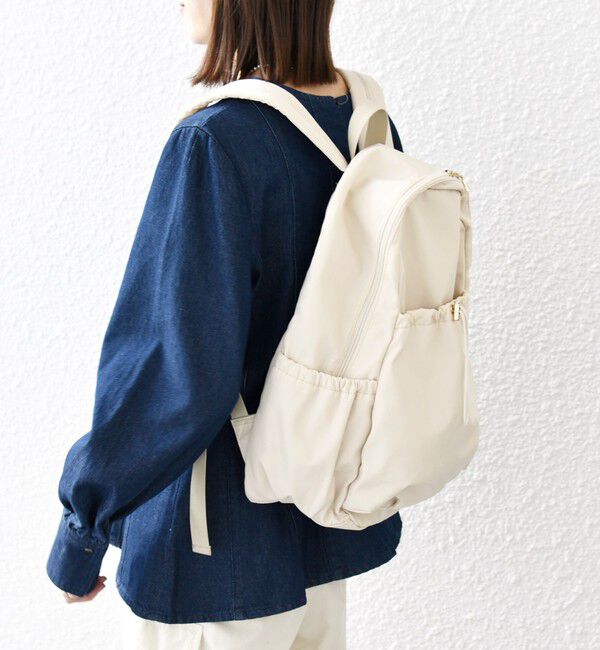 SHIPS any「SHIPS any: A4 ギャザー ドロスト ポケット バックパック」|リュック|