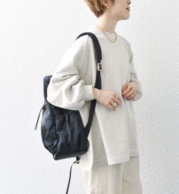 SHIPS any「SHIPS any: A4 ギャザー ドロスト ポケット バックパック」|リュック|