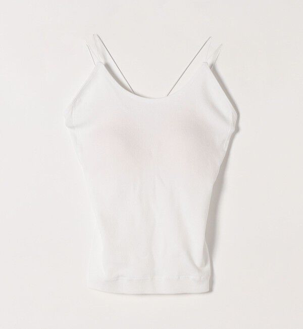 SHIPS any「FRUIT OF THE LOOM:〈洗濯機可能〉カップ付き クロス ブラキャミソール」|インナー|