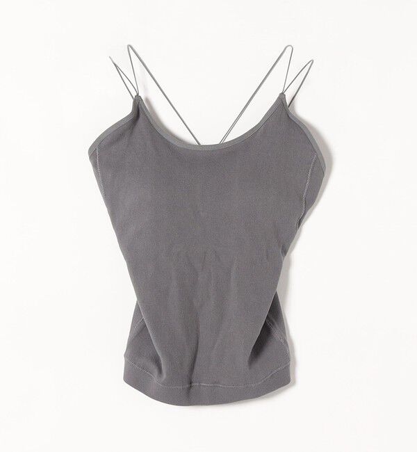 SHIPS any「FRUIT OF THE LOOM:〈洗濯機可能〉カップ付き クロス ブラキャミソール」|インナー|