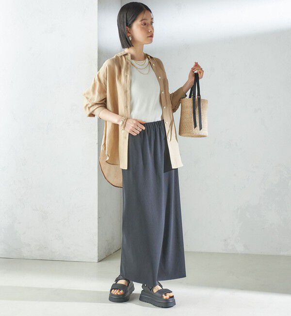 SHIPS for women「〈手洗い可能〉IMPERIAL LINEN オーバー シャツ」|シャツ・ブラウス|
