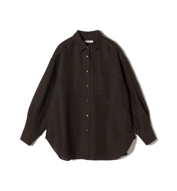 SHIPS for women「〈手洗い可能〉IMPERIAL LINEN オーバー シャツ」|シャツ・ブラウス|