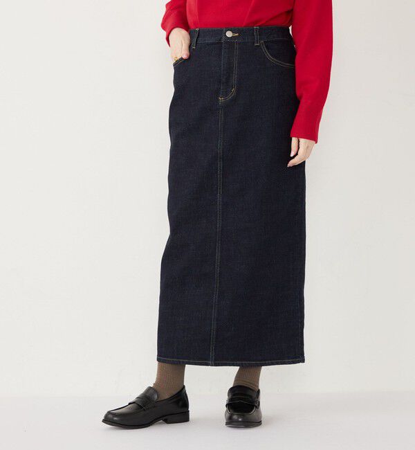 SHIPS Colors 「SHIPS Colors:〈洗濯機可能〉デニム タイト スカート◇」|タイト|