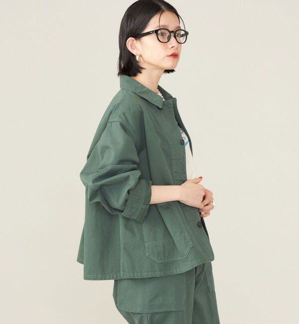 SHIPS for women「SHIPS NINE CASE:〈洗濯機可能〉ガーデン ジャケット ◇」|ミリタリージャケット|