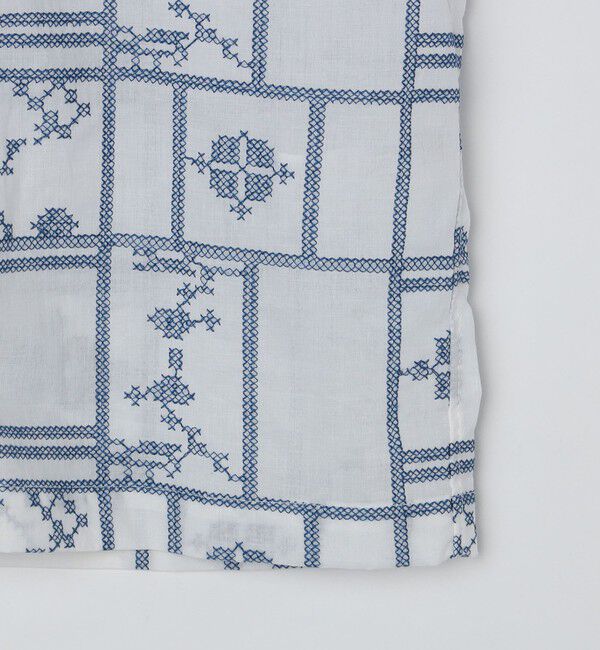 SHIPS「SHIPS: エンブロイダリー オープンカラー シャツ」|シャツ・ブラウス|