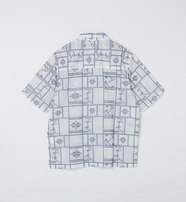 SHIPS「SHIPS: エンブロイダリー オープンカラー シャツ」|シャツ・ブラウス|