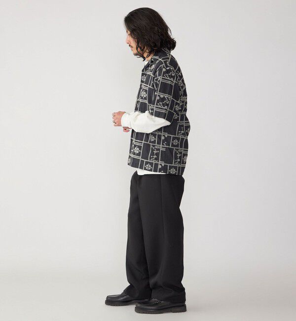 SHIPS「SHIPS: エンブロイダリー オープンカラー シャツ」|シャツ・ブラウス|