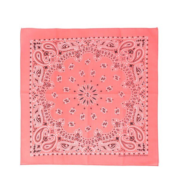 SHIPS for women「 USA PAISLEY BANDANNAS:ペイズリー バンダナ」|バンダナ・スカーフ|ピンク系