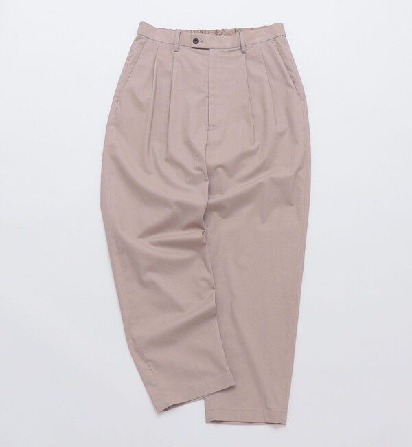 SHIPS「【SHIPS別注】FANTASTICDAYS: 2プリーツ コットン テーパードパンツ」|スラックス|