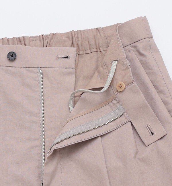 SHIPS「【SHIPS別注】FANTASTICDAYS: 2プリーツ コットン テーパードパンツ」|スラックス|