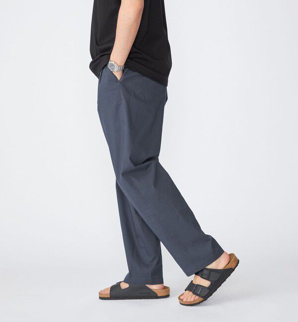 SHIPS「【SHIPS別注】FANTASTICDAYS: 2プリーツ コットン テーパードパンツ」|スラックス|