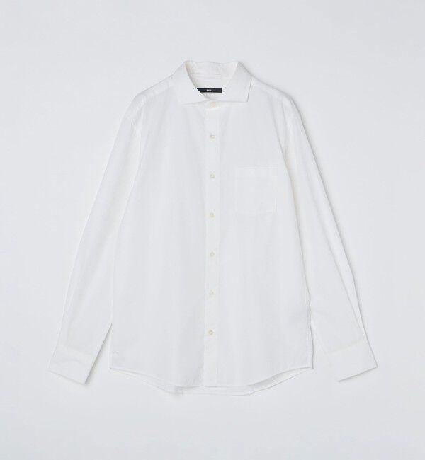 SHIPS「SHIPS: セミワイド スムース テックス ブロードシャツ」|シャツ・ブラウス|