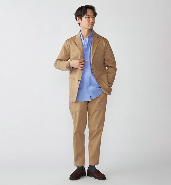 SHIPS「SHIPS: セミワイド スムース テックス ブロードシャツ」|シャツ・ブラウス|