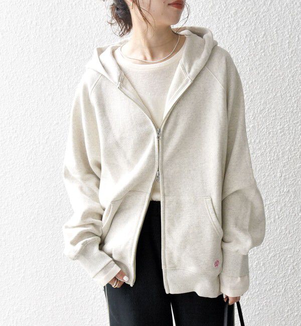 SHIPS any「SHIPS any:〈洗濯機可能〉USAコットン 裏起毛 ジップ スウェット パーカー」|パーカー|