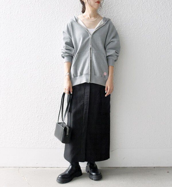 SHIPS any「SHIPS any:〈洗濯機可能〉USAコットン 裏起毛 ジップ スウェット パーカー」|パーカー|