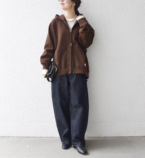 SHIPS any「SHIPS any:〈洗濯機可能〉USAコットン 裏起毛 ジップ スウェット パーカー」|パーカー|