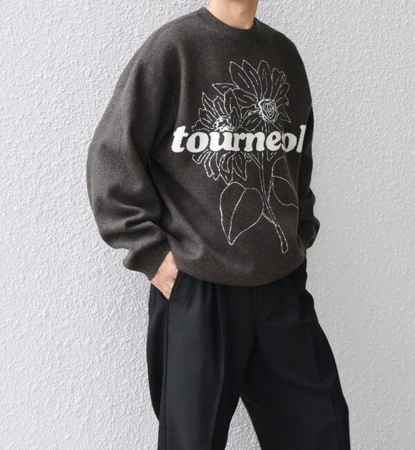 SHIPS any「SHIPS any: 〈手洗い可能〉フラワー ダブルジャガード プルオーバー ニット◇」|ニット・セーター|