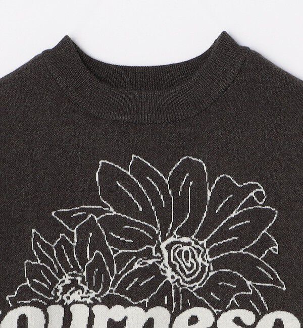 SHIPS any「SHIPS any: 〈手洗い可能〉フラワー ダブルジャガード プルオーバー ニット◇」|ニット・セーター|